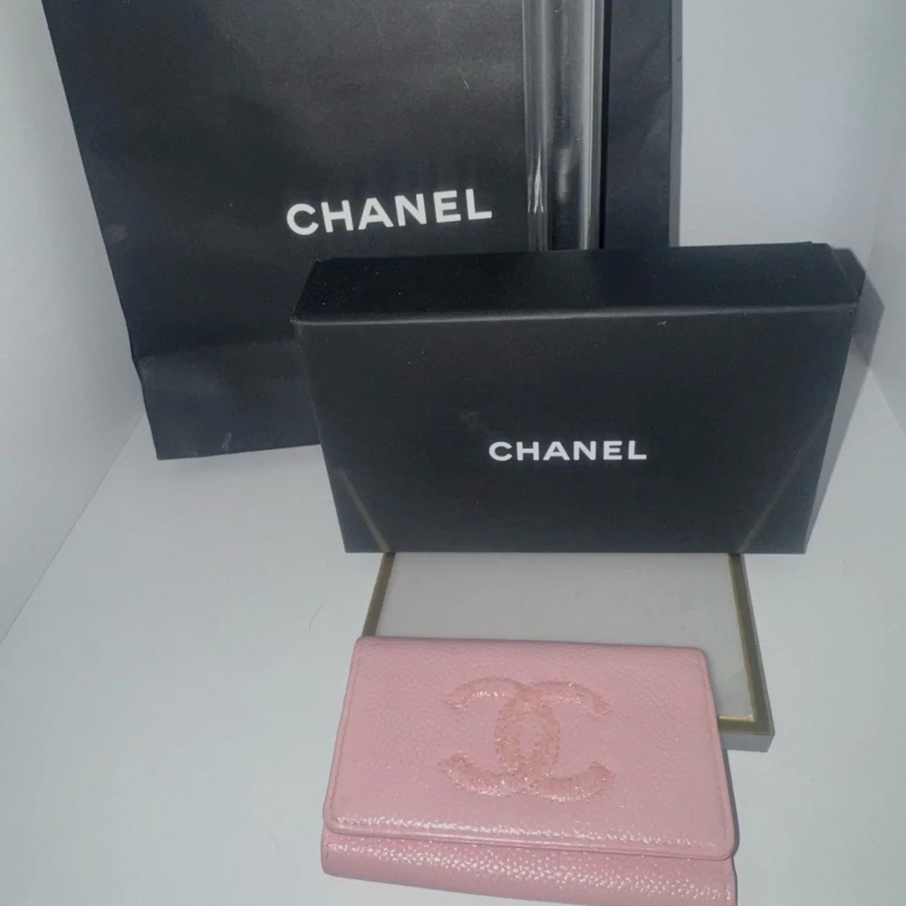 CHANEL Pink Key and Card Holder w/ Box, Dust Bag, and Bag. P - Picture 13 of 14